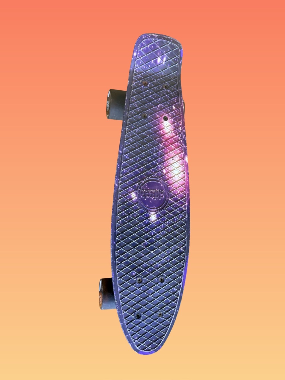 Unknown Brand Purple Galaxy Skateboard Cruiser
